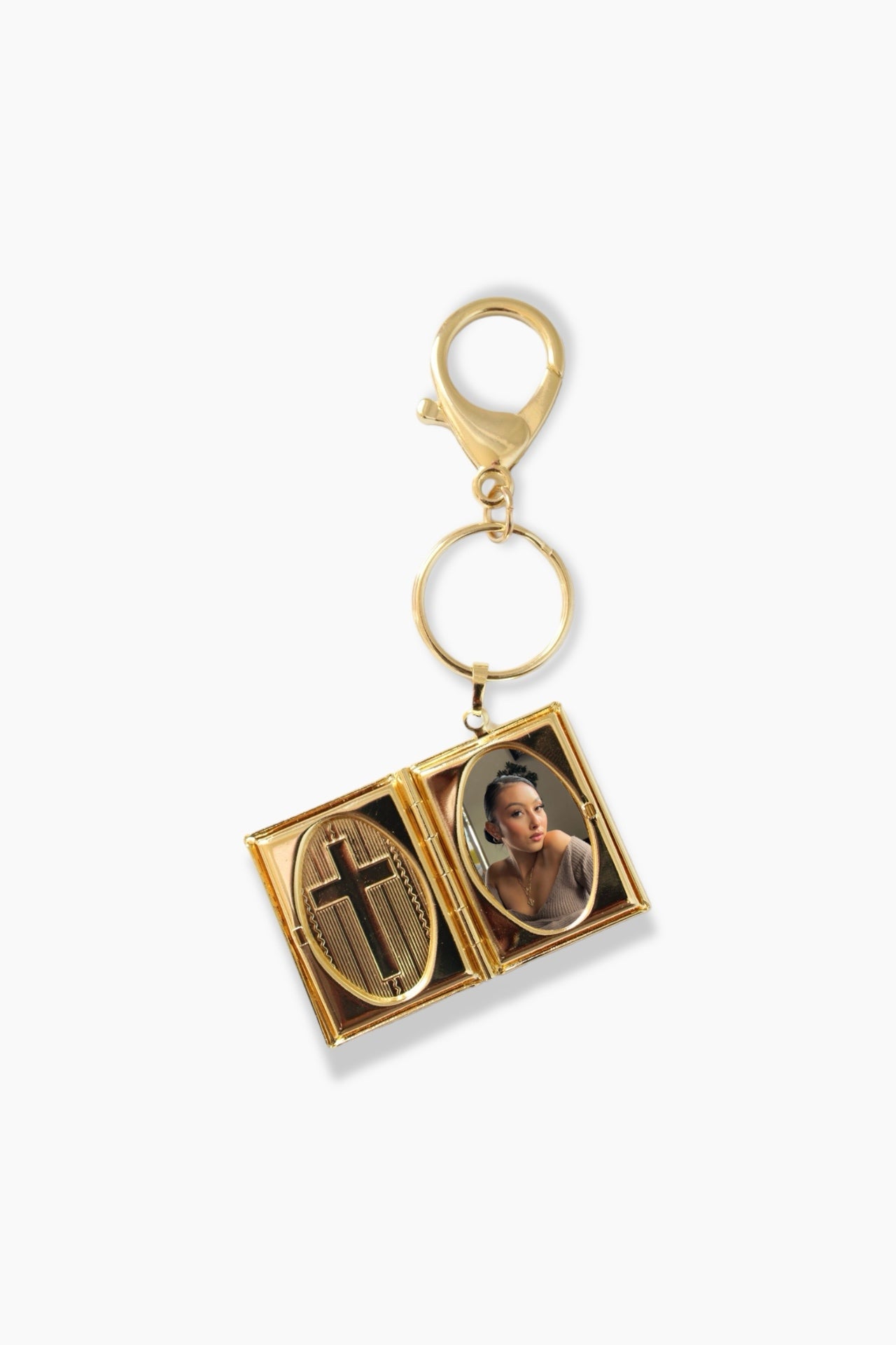 Photo Jesus Locket Book Key Chain – Chingona's Jewelers