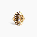 Amor De Guadalupe Gold Plated Ring