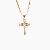 Small Jesus Cross Necklace