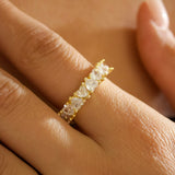 Icy Amor 14K Gold Plated Ring