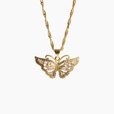 The Glasswing Butterfly Necklace
