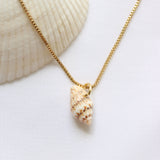 14k Gold Plated Shell Necklace
