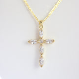 Signature Crystal Cross Necklace