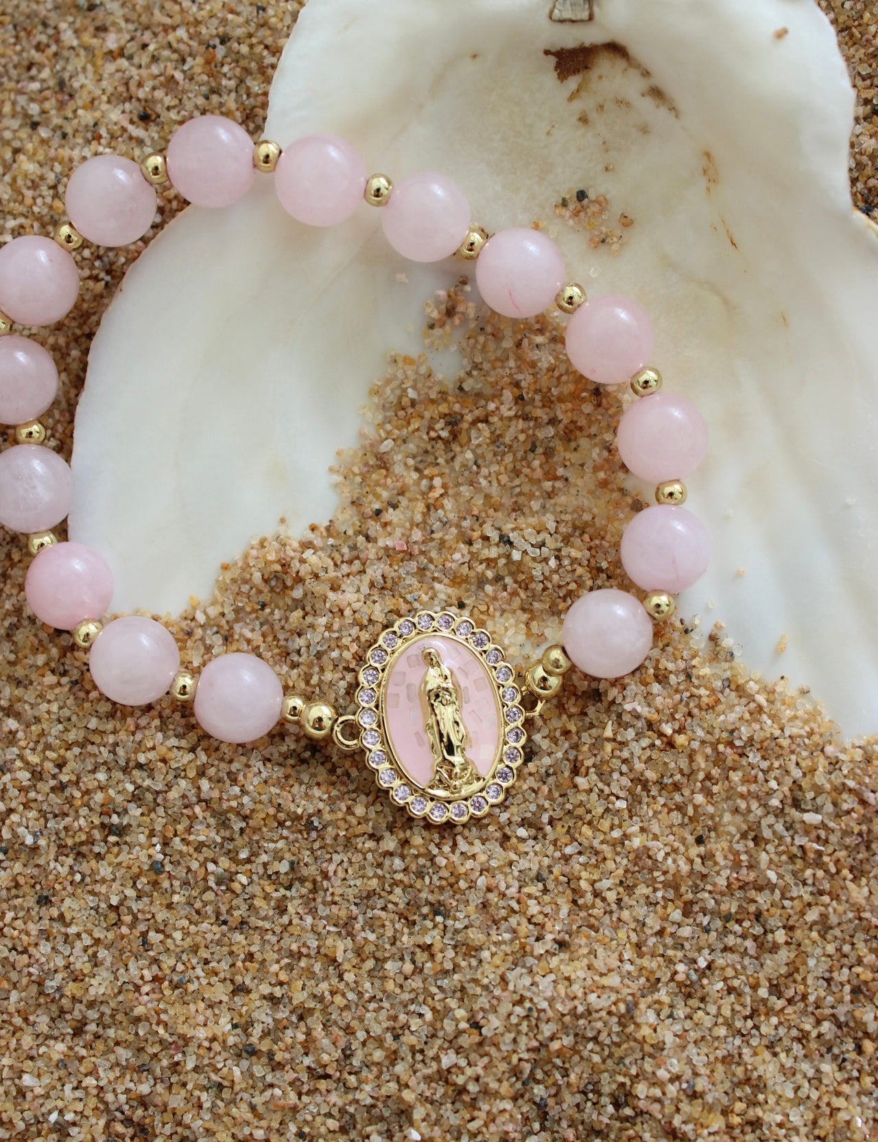 14k Crystal Guadalupe Bracelet