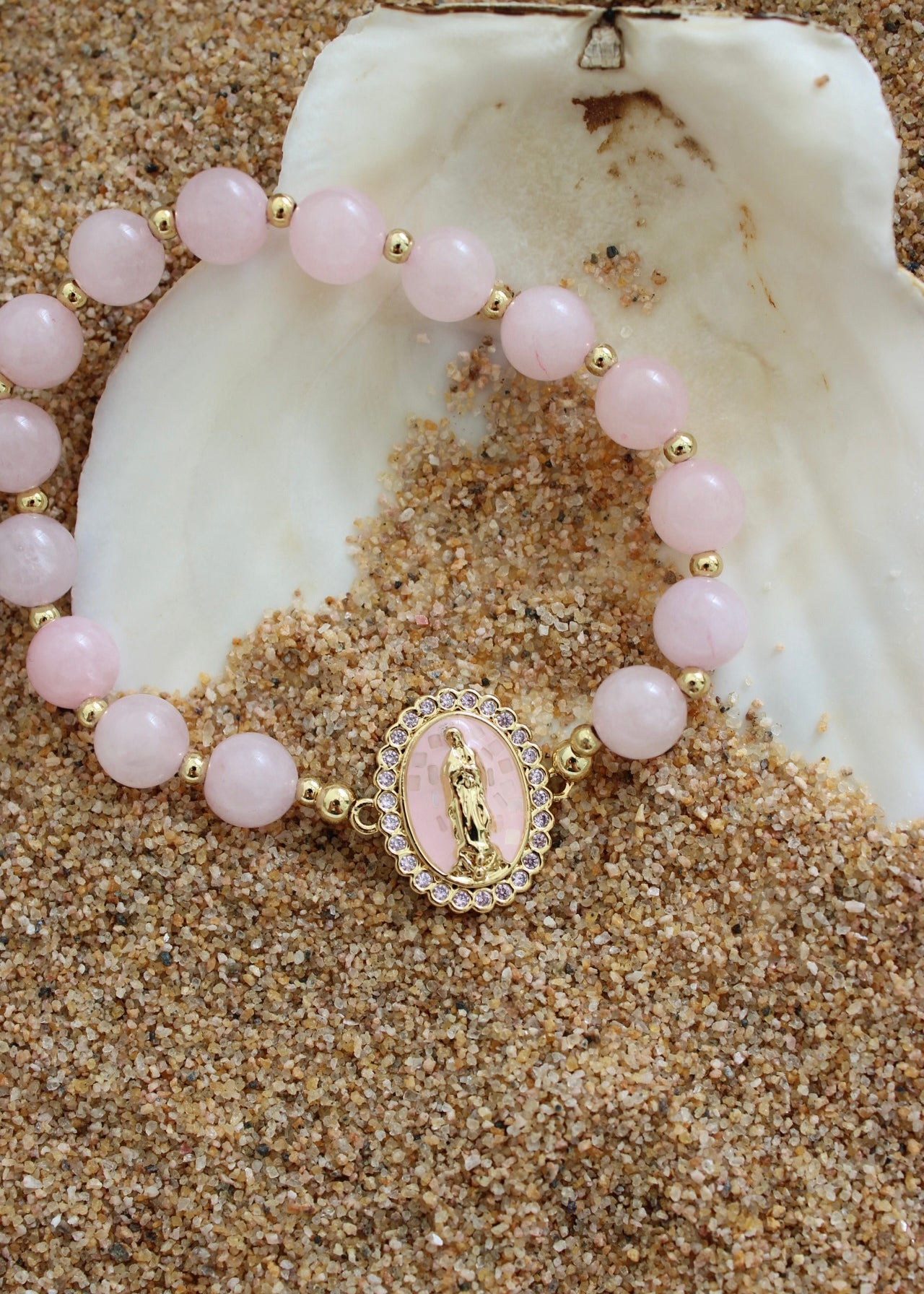 14k Crystal Guadalupe Bracelet