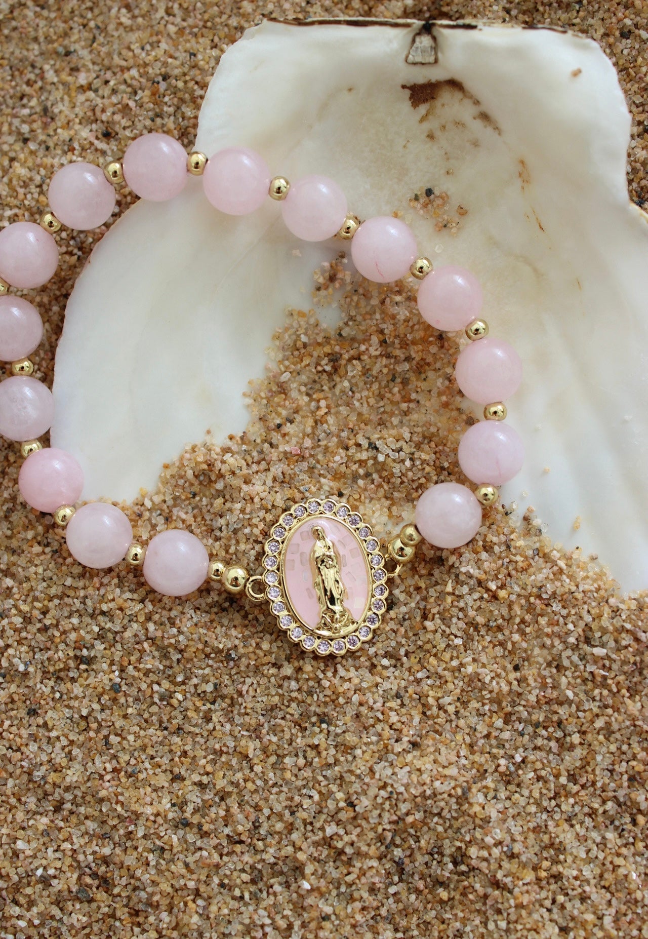 14k Crystal Guadalupe Bracelet