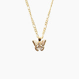 True Butterfly Gold Plated Necklace
