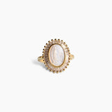 White Marble Guadalupe Ring