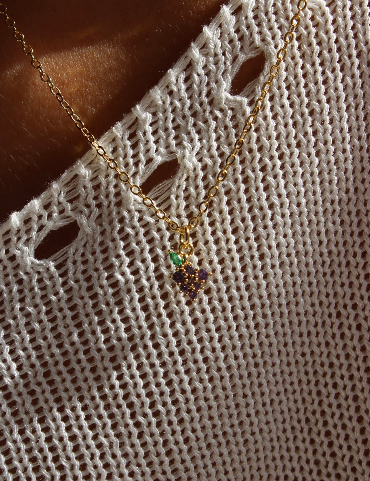 14k Fruit Charms Necklace
