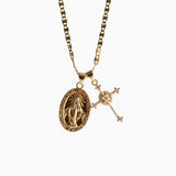 Blessed Virgin Mary Double Pendent