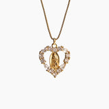 Elegant Diamond Heart Necklace Necklace