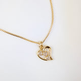 Three Hearts Mini Necklace