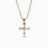 Crucifix Crystal Cross Necklace