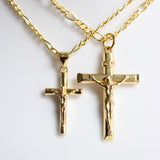 His and Hers Gold Cross Set