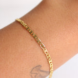 Gold Cut Bracelet