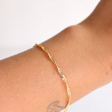 Twisted Gold Plated Bracelet
