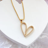 Not Your Baby Gold Plated Heart Necklace