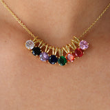 Personalized Birthstone Necklace