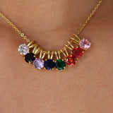Personalized Birthstone Necklace