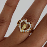 Gold Plated Virgencita Ring