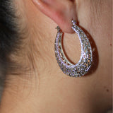 Jessica’s Silver Hoop Earrings