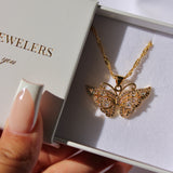 The Glasswing Butterfly Necklace