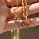 Clover 14K Gold Plated Necklace