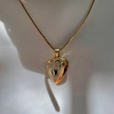 Two Lovers Locket Photo Necklace